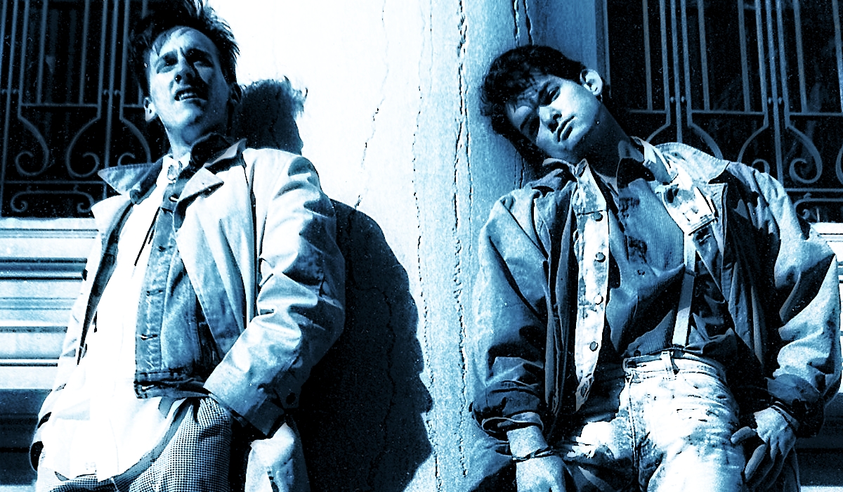 David Sloan and David Moorman at GAHAB Whatever Happened to that Frank Guy photo shoot in 1987